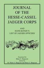 Journal of the Hesse-Cassel Jaeger Corps