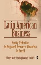 Latin American Business: Equity Distortion in Regional Resource Allocation in Brazil