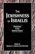 The Jewishness of Israelis: Responses to the Guttman Report