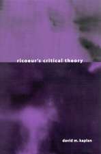 Ricoeur's Critical Theory