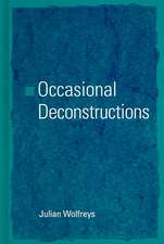 Occasional Deconstructions