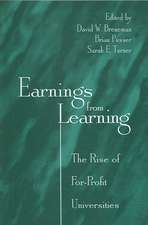 Earnings from Learning