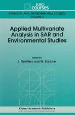 Applied Multivariate Analysis in Sar and Environmental Studies