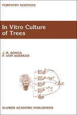 In Vitro Culture of Trees