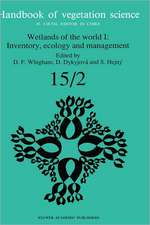 Wetlands of the World I: Inventory, Ecology and Management