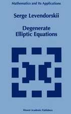 Degenerate Elliptic Equations