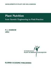 Plant Nutrition — from Genetic Engineering to Field Practice: Proceedings of the Twelfth International Plant Nutrition Colloquium, 21–26 September 1993, Perth, Western Australia