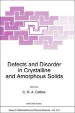 Defects and Disorder in Crystalline and Amorphous Solids