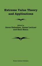 Extreme Value Theory and Applications: Proceedings of the Conference on Extreme Value Theory and Applications, Volume 1 Gaithersburg Maryland 1993