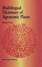 Multilingual Dictionary of Agronomic Plants