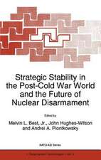 Strategic Stability in the Post-Cold War World and the Future of Nuclear Disarmament