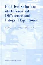 Positive Solutions of Differential, Difference and Integral Equations