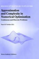 Approximation and Complexity in Numerical Optimization: Continuous and Discrete Problems