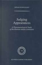 Judging Appearances: A Phenomenological Study of the Kantian sensus communis