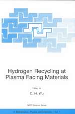 Hydrogen Recycling at Plasma Facing Materials