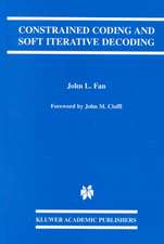 Constrained Coding and Soft Iterative Decoding