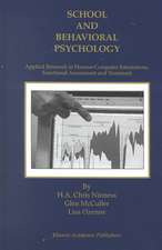 School and Behavioral Psychology: Applied Research in Human-Computer Interactions, Functional Assessment and Treatment