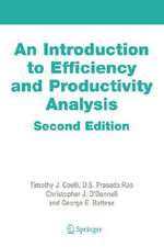 An Introduction to Efficiency and Productivity Analysis