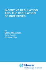 Incentive Regulation and the Regulation of Incentives