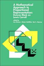 A Mathematical Approach to Proportional Representation: Duncan Black on Lewis Carroll