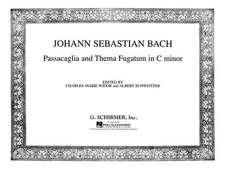 Passacaglia Und Thema Fugatum in C Minor: Organ Solo