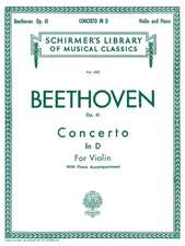 Concerto in D Major, Op. 61: Score and Parts