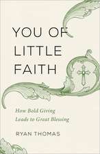 You of Little Faith – How Bold Giving Leads to Great Blessing