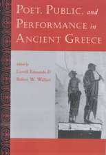 Poet, Public and Performance in Ancient Greece