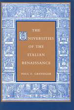 The Universities of the Italian Renaissance