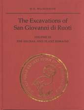 The Excavations of San Giovanni Di Ruoti, Volume III