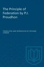 PRINCIPLE OF FEDERATION BY P.J. PROUDHP