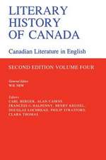 New, W: Literary History of Canada