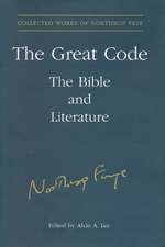 The Great Code: The Bible and Literature