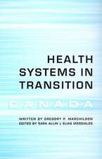 Health Care Systems in Transition: Canada