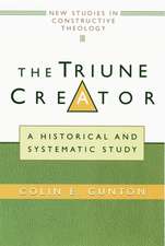 The Triune Creator: A Historical and Systematic Study