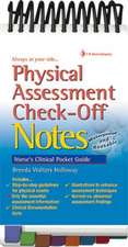 Physical Assessment Check-Off Notes