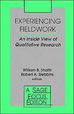 Experiencing Fieldwork: An Inside View of Qualitative Research