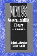 Generalizability Theory