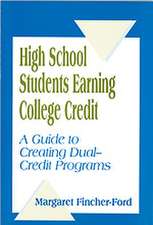 High School Students Earning College Credit