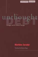 The Unthought Debt: Heidegger and the Hebraic Heritage