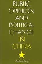 Public Opinion and Political Change in China