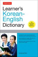 Tuttle Learner's Korean-English Dictionary