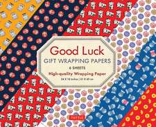 Good Luck Gift Wrapping Papers - 6 sheets: 24 x 18 inch (61 x 45 cm) Wrapping Paper