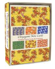 Chiyogami Note Cards: 12 Blank Note Cards & Envelopes (4 x 6 inch cards in a box)