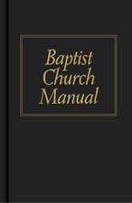 Baptist Church Manual