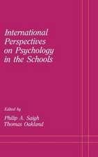 International Perspectives on Psychology in the Schools