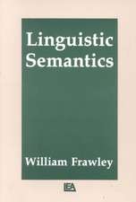 Linguistic Semantics