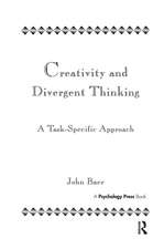 Creativity and Divergent Thinking: A Task-Specific Approach