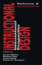 Instructional Design: International Perspectives II: Volume I: Theory, Research, and Models:volume Ii: Solving Instructional Design Problems