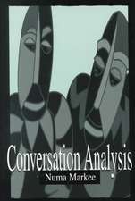 Conversation Analysis